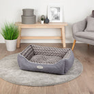 Wilton Box Dog Bed - Grey Dog Bed Scruffs®
