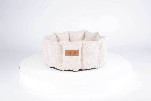 Boucle Cat Bed - Ivory