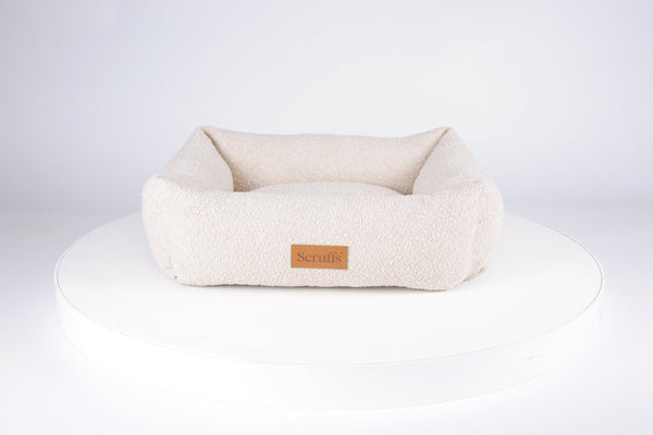 Boucle Box Bed - Ivory