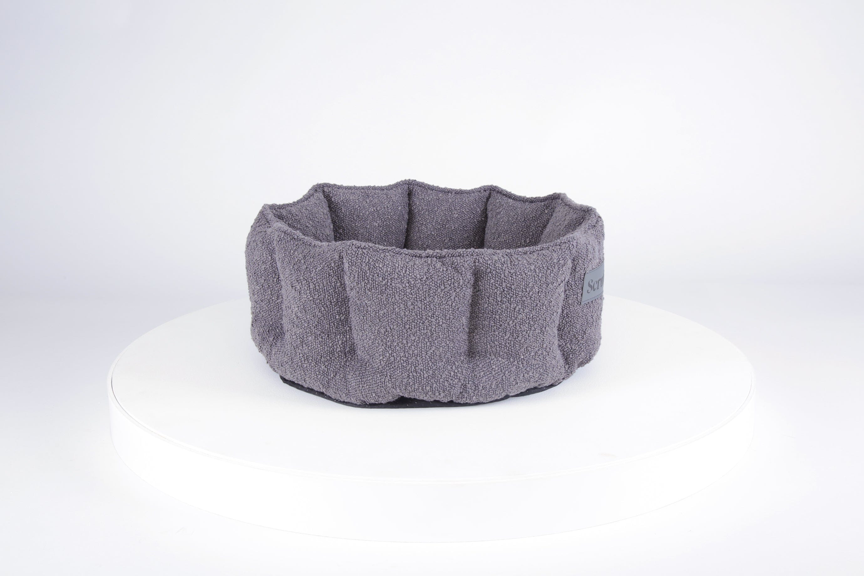 Boucle Cat Bed - Slate Grey Cat Bed Scruffs® 