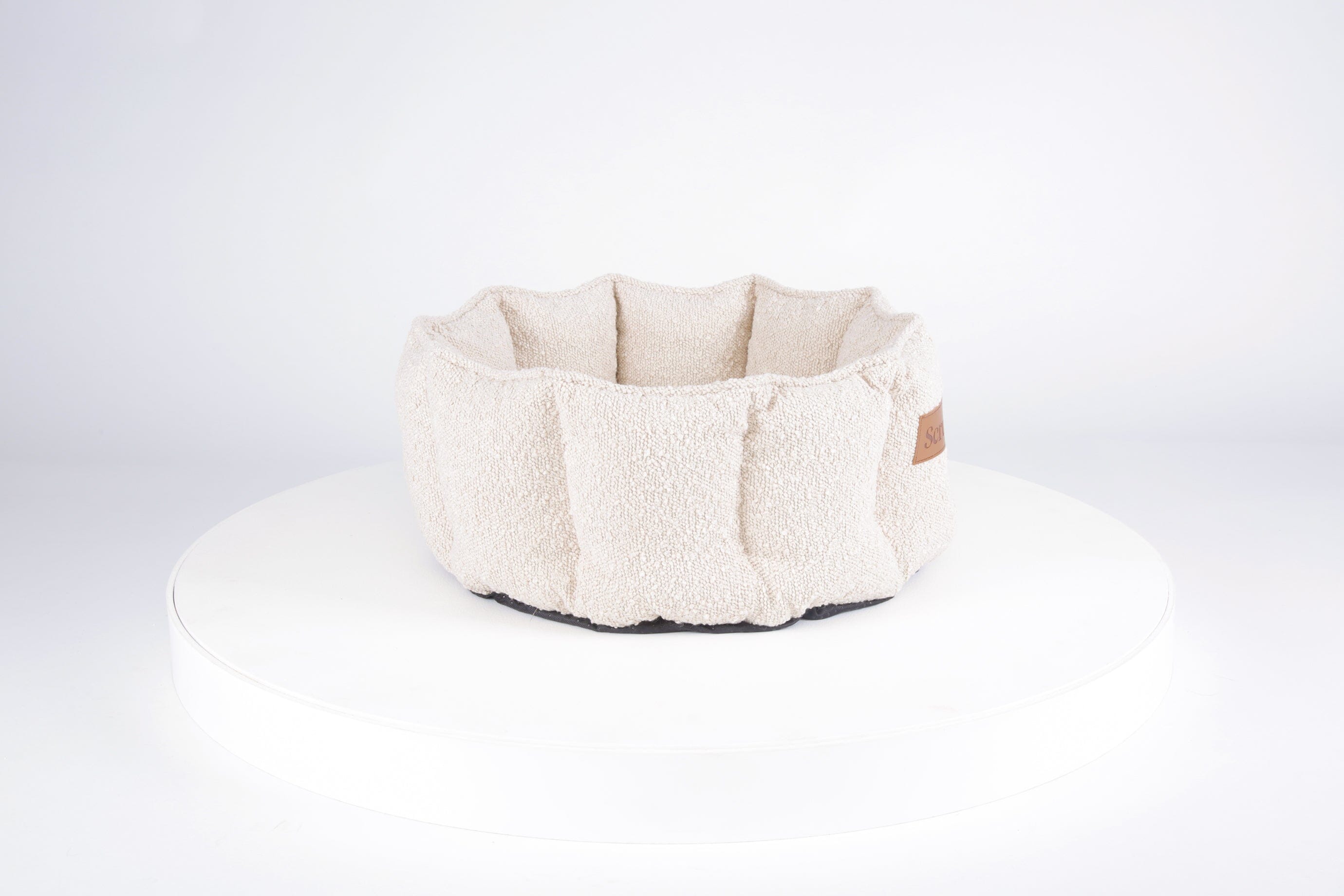 Boucle Cat Bed - Ivory Cat Bed Scruffs® 