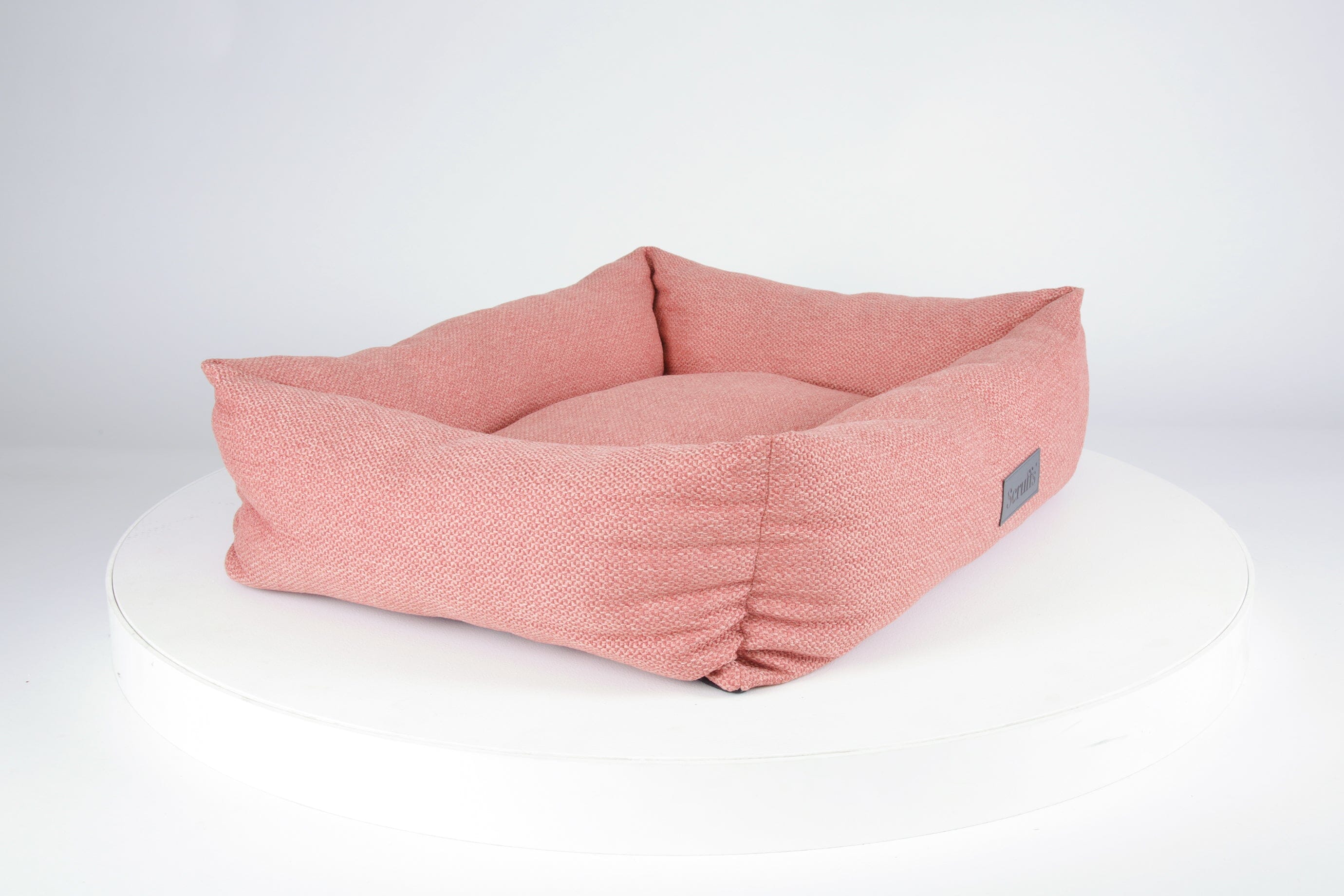 Seattle Box Bed - Coral Pink Dog Bed Scruffs® 