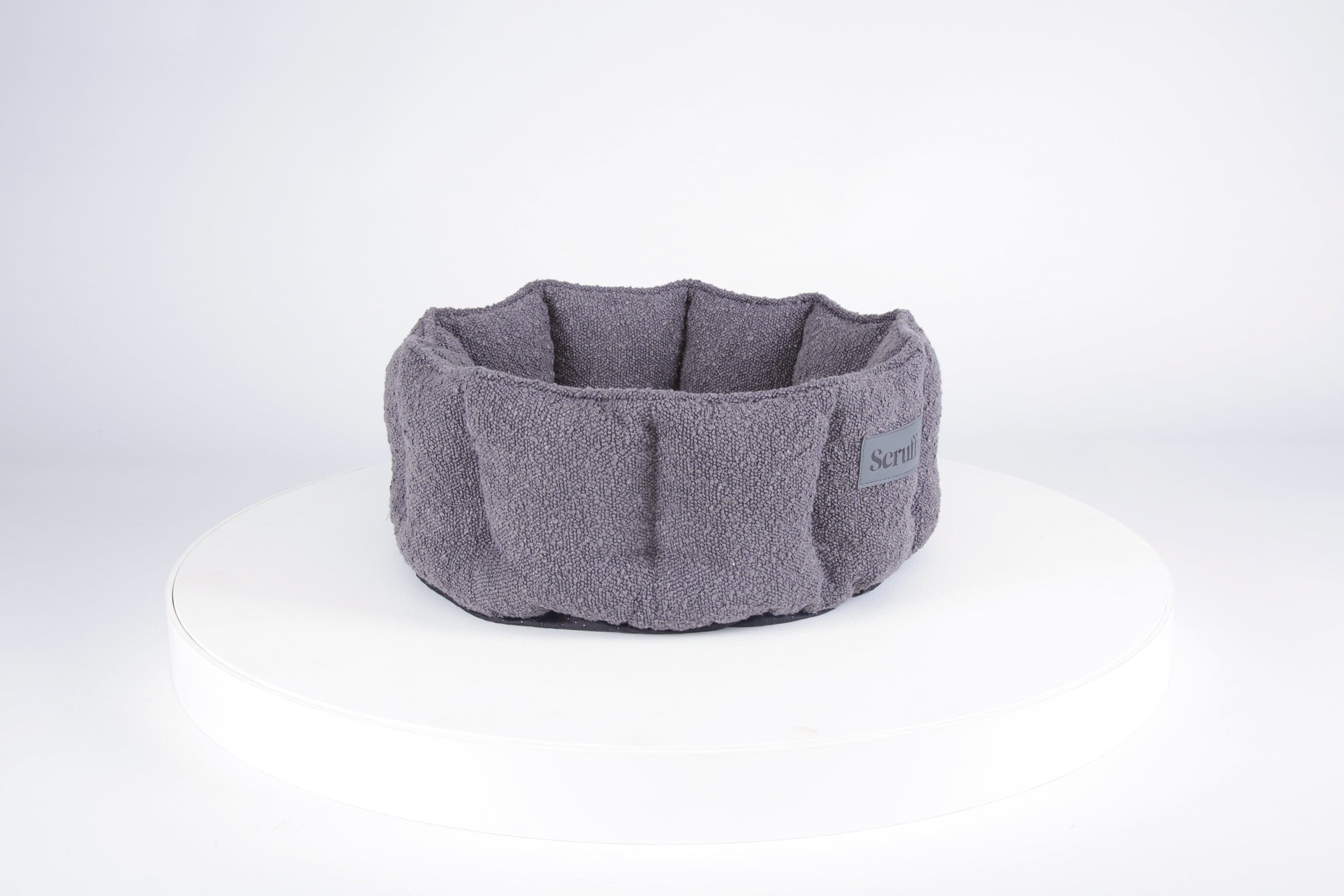 Boucle Cat Bed - Slate Grey Cat Bed Scruffs® 