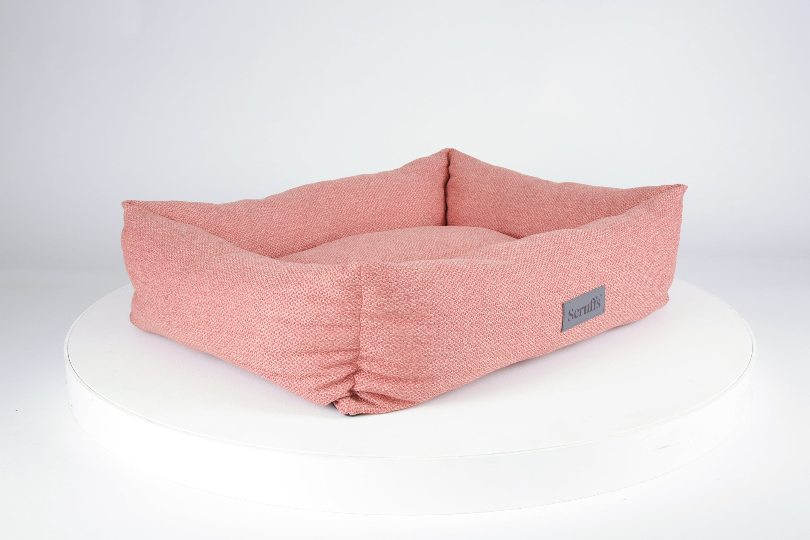 Seattle Box Bed - Coral Pink Dog Bed Scruffs® 