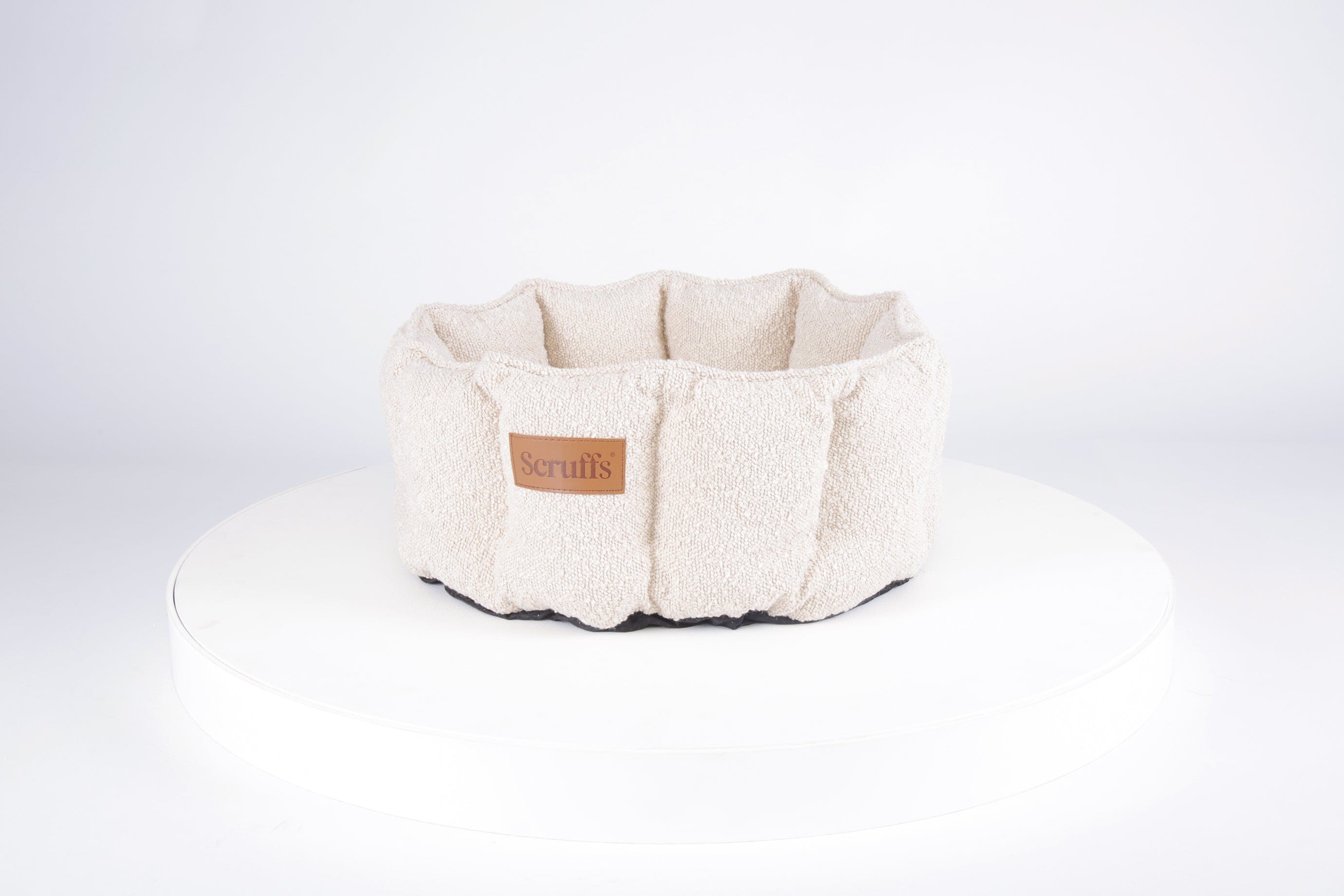 Boucle Cat Bed - Ivory Cat Bed Scruffs® 