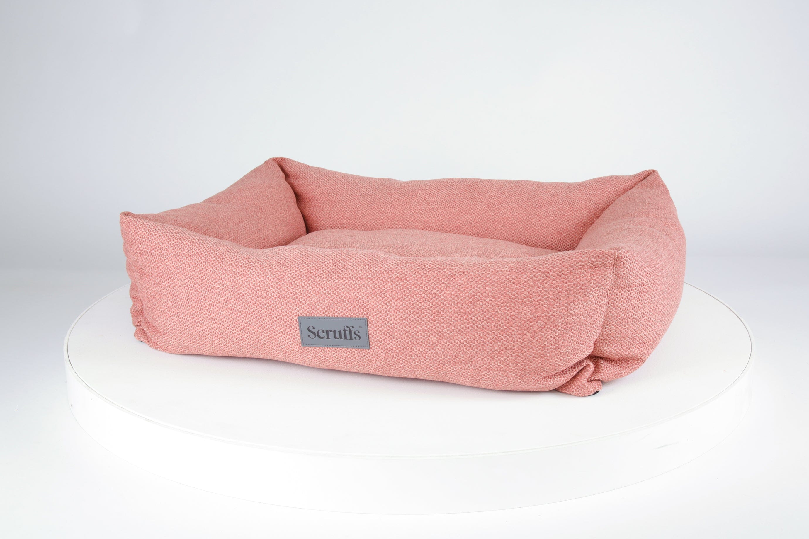 Seattle Box Bed - Coral Pink Dog Bed Scruffs® 