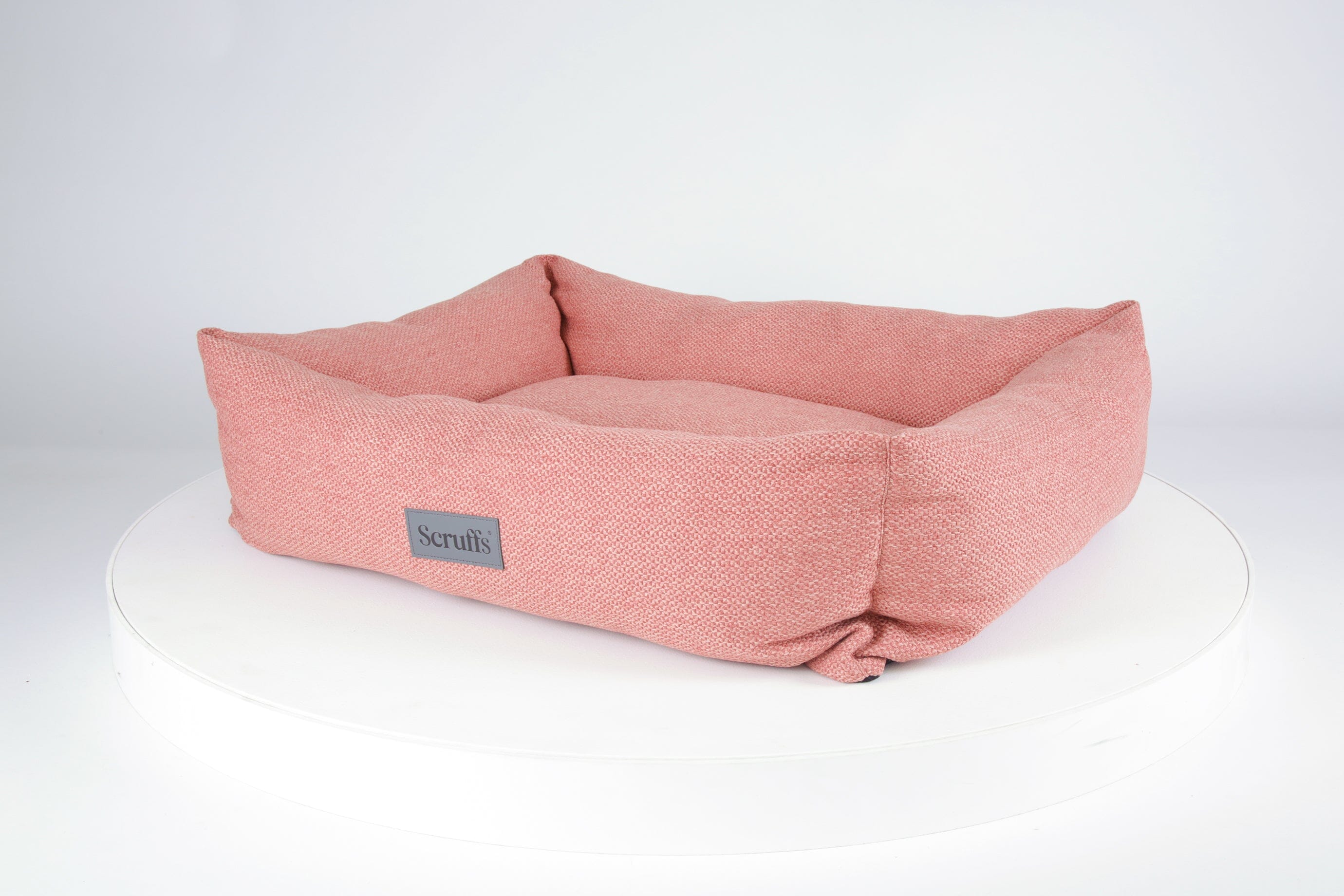 Seattle Box Bed - Coral Pink Dog Bed Scruffs® 