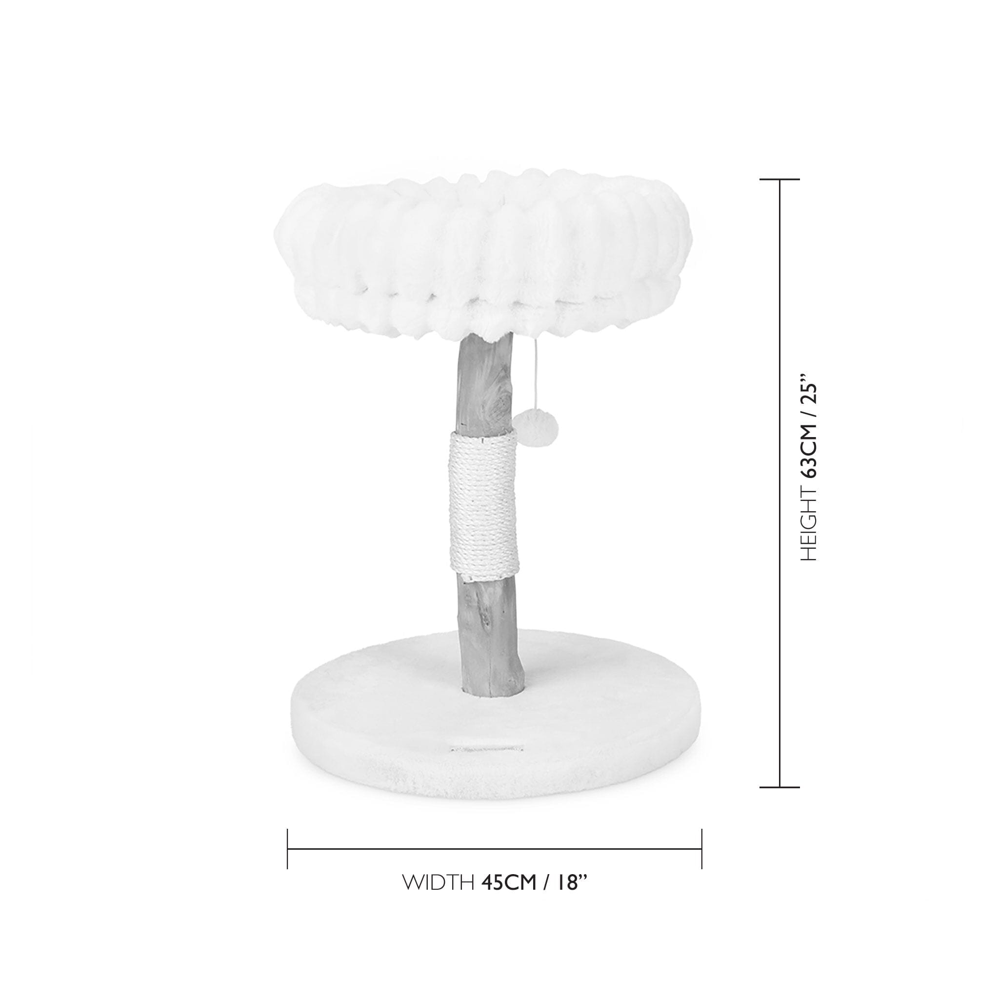 Alpine Appalachians Cat Tree - Cream Cat Tree petslovescruffs 