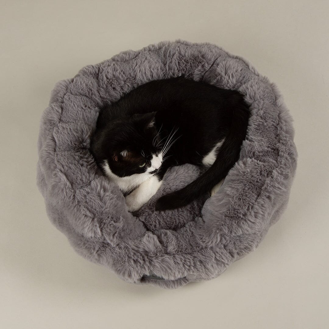 Alpine Round Cat Bed - Grey Cat Bed Scruffs® 