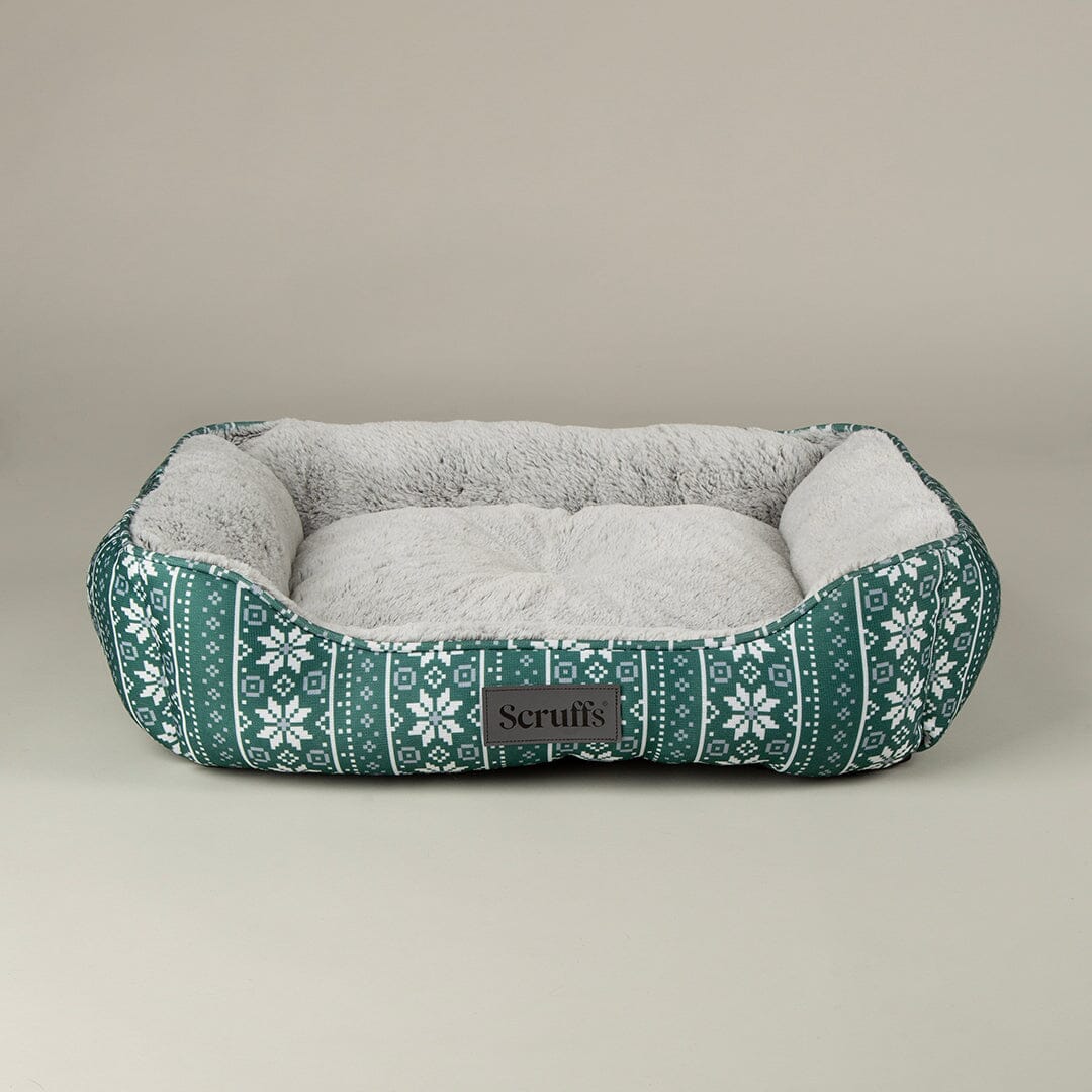 Santa Paws Box Bed - Green Dog Beds Scruffs® 