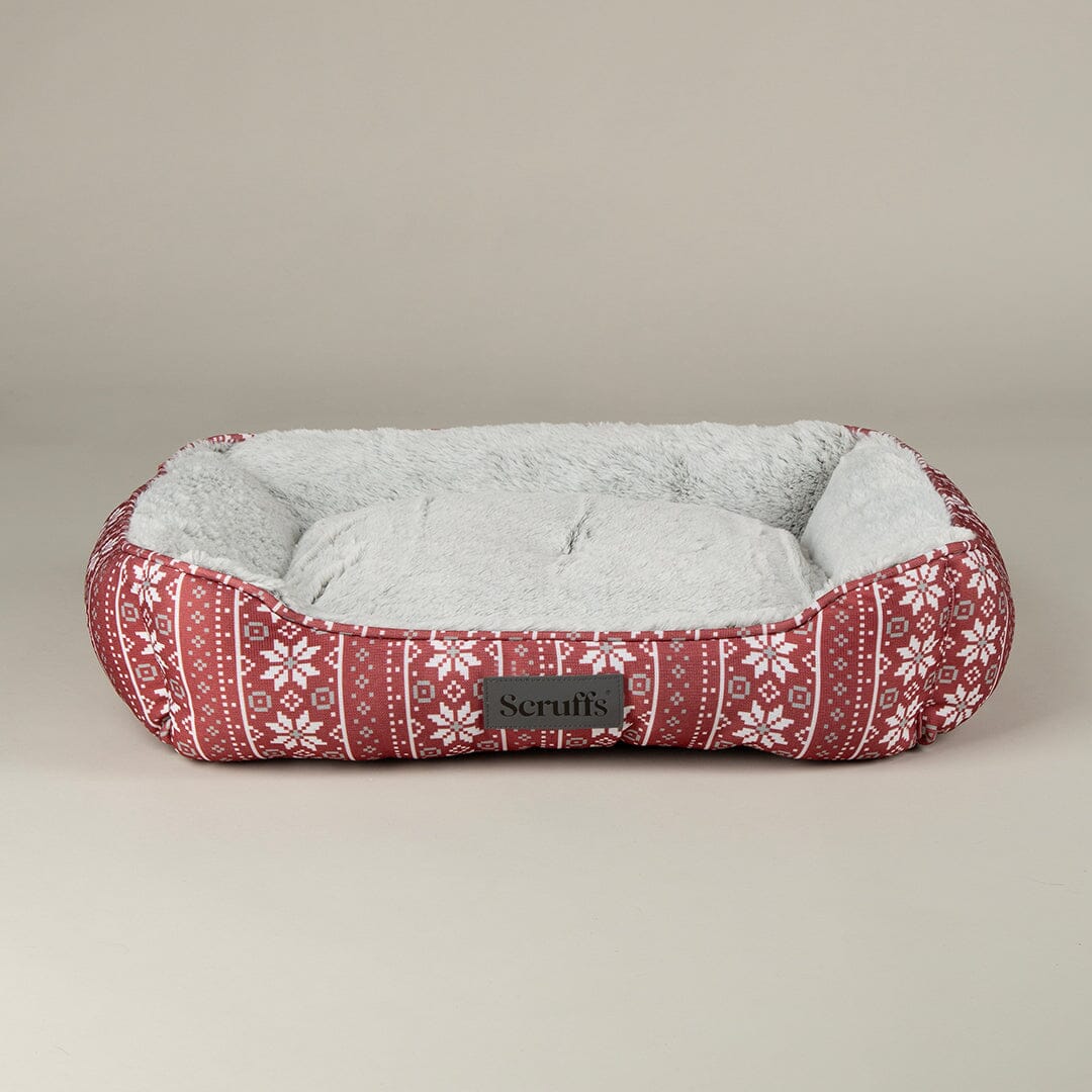 Santa Paws Box Bed - Red Dog Beds Scruffs® 