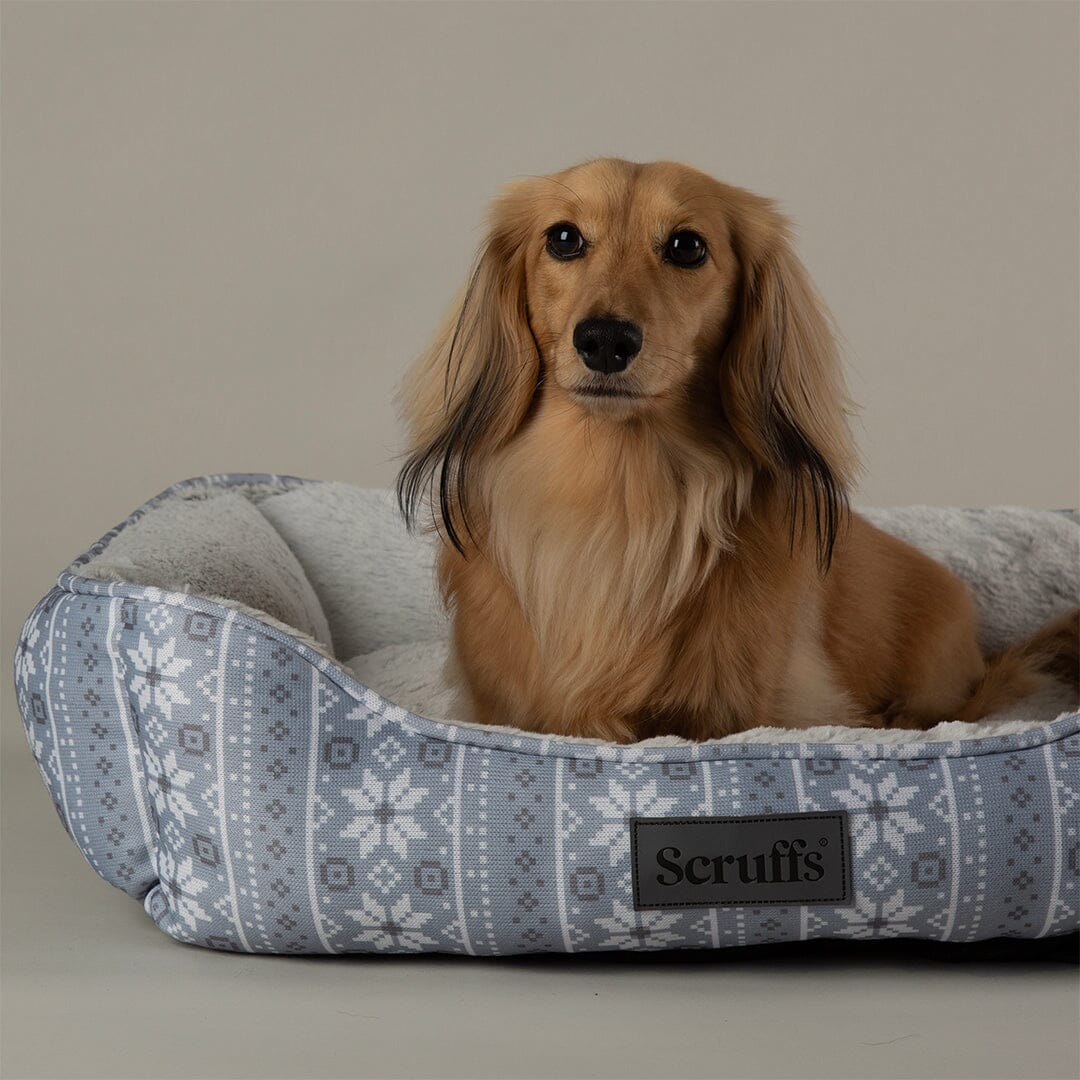 Santa Paws Box Bed - Grey Dog Beds Scruffs® 