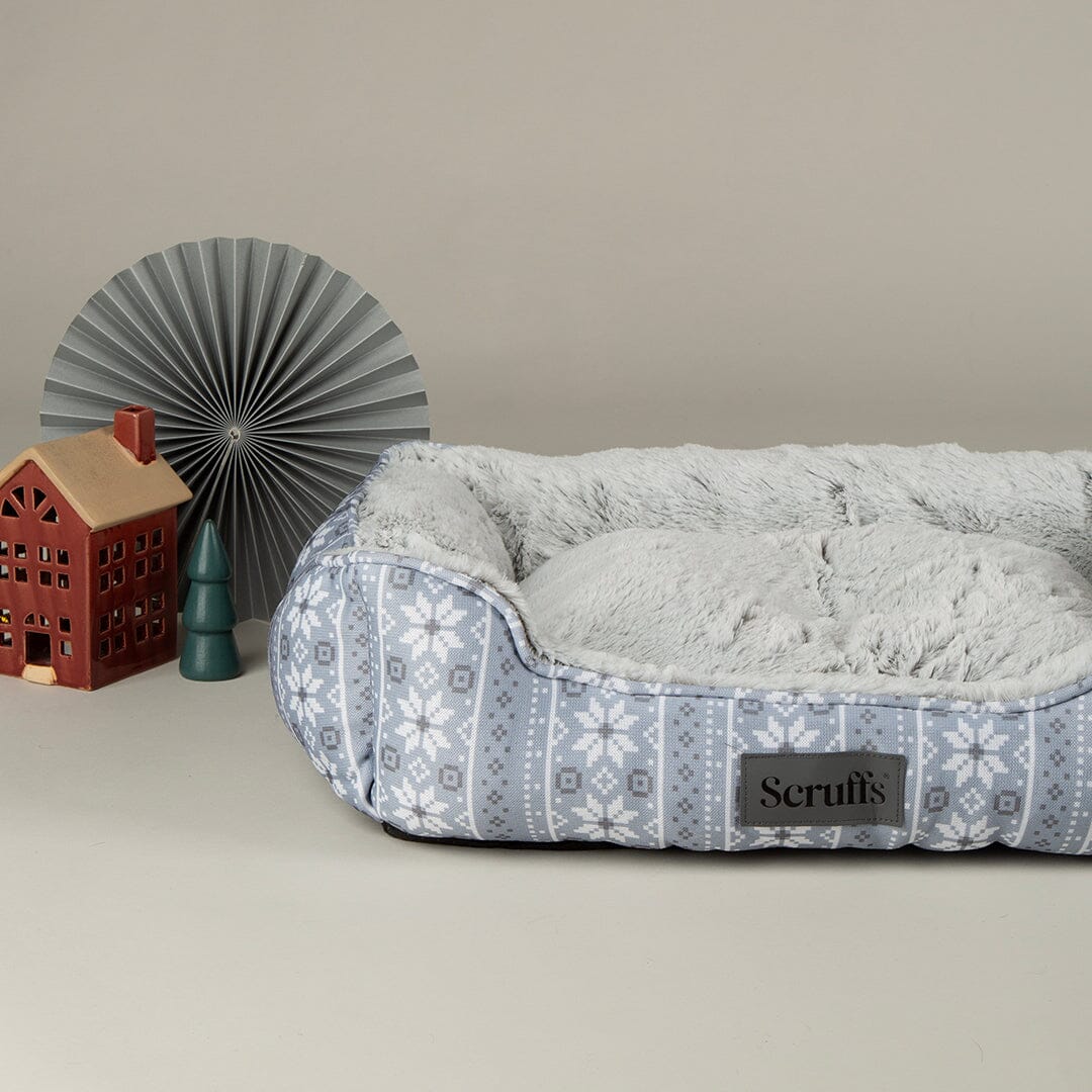 Santa Paws Box Bed - Grey Dog Beds Scruffs® 