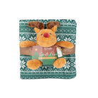 Santa Paws Blanket & Reindeer Gift Set - Green Dog Beds Scruffs® 