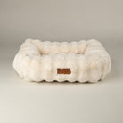 Festive Fur Box Bed - Cream Dog Beds Scruffs® 