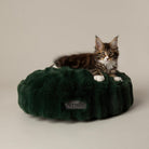 Festive Fur Cat Bed - Green Cat Bed Scruffs® 