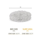 Festive Fur Cat Bed - Burgundy Cat Bed Scruffs® 