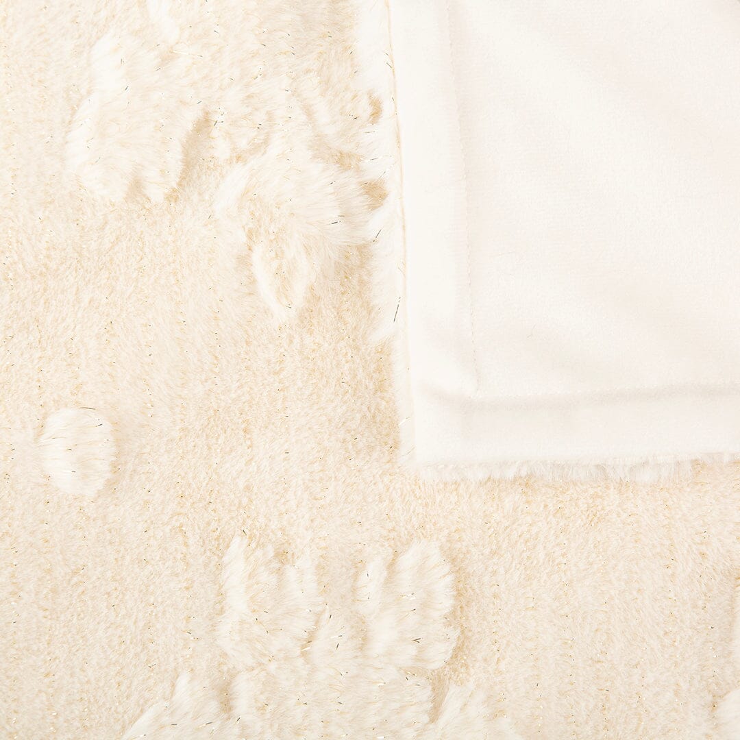Snowflake Shimmer Pet Blanket - Cream Dog Blanket Scruffs® 