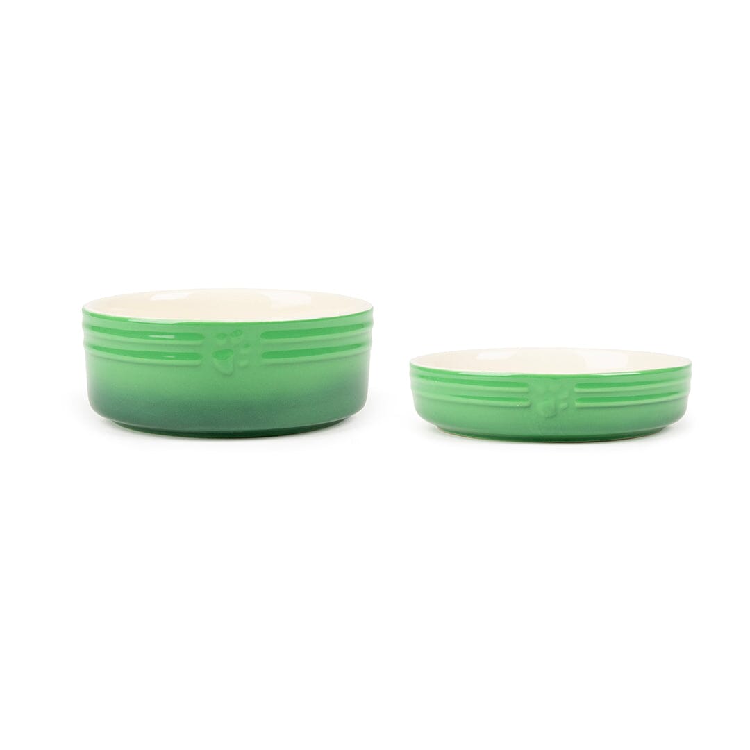 Winters Tail Food & Saucer Gift Set - Green Pet Bowls, Feeders & Waterers Scruffs® 