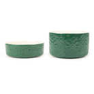 Snow Bowl Food & Drink Bowl Gift Set - Green Pet Bowls, Feeders & Waterers Scruffs® 