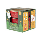 Snow Bowl Food & Drink Bowl Gift Set - Burgundy Pet Bowls, Feeders & Waterers Scruffs® 