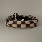 Checkerboard Box Bed - Grey/Cream Dog Beds Scruffs® 