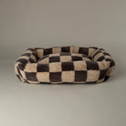 Checkerboard Box Bed - Grey/Cream Dog Beds Scruffs® 