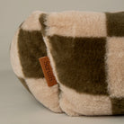 Checkerboard Box Bed - Olive/Cream Dog Beds Scruffs® 