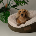Alina Round Pet Bed - Green Dog Bed Scruffs® 