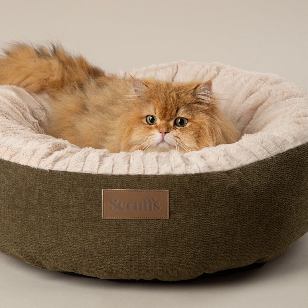 Alina Round Pet Bed - Green Dog Bed Scruffs® 