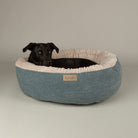 Alina Round Pet Bed - Blue Dog Bed Scruffs® 