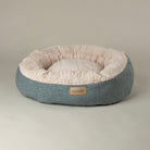 Alina Round Pet Bed - Blue Dog Bed Scruffs® 
