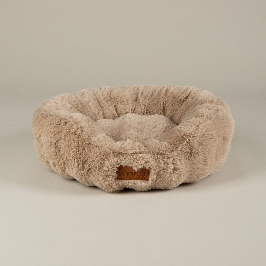 Alpine Round Cat Bed - Champagne Cat Bed Scruffs® 