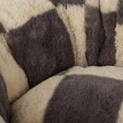 Checkerboard Round Cat Bed - Grey/Cream Cat Bed Scruffs® 