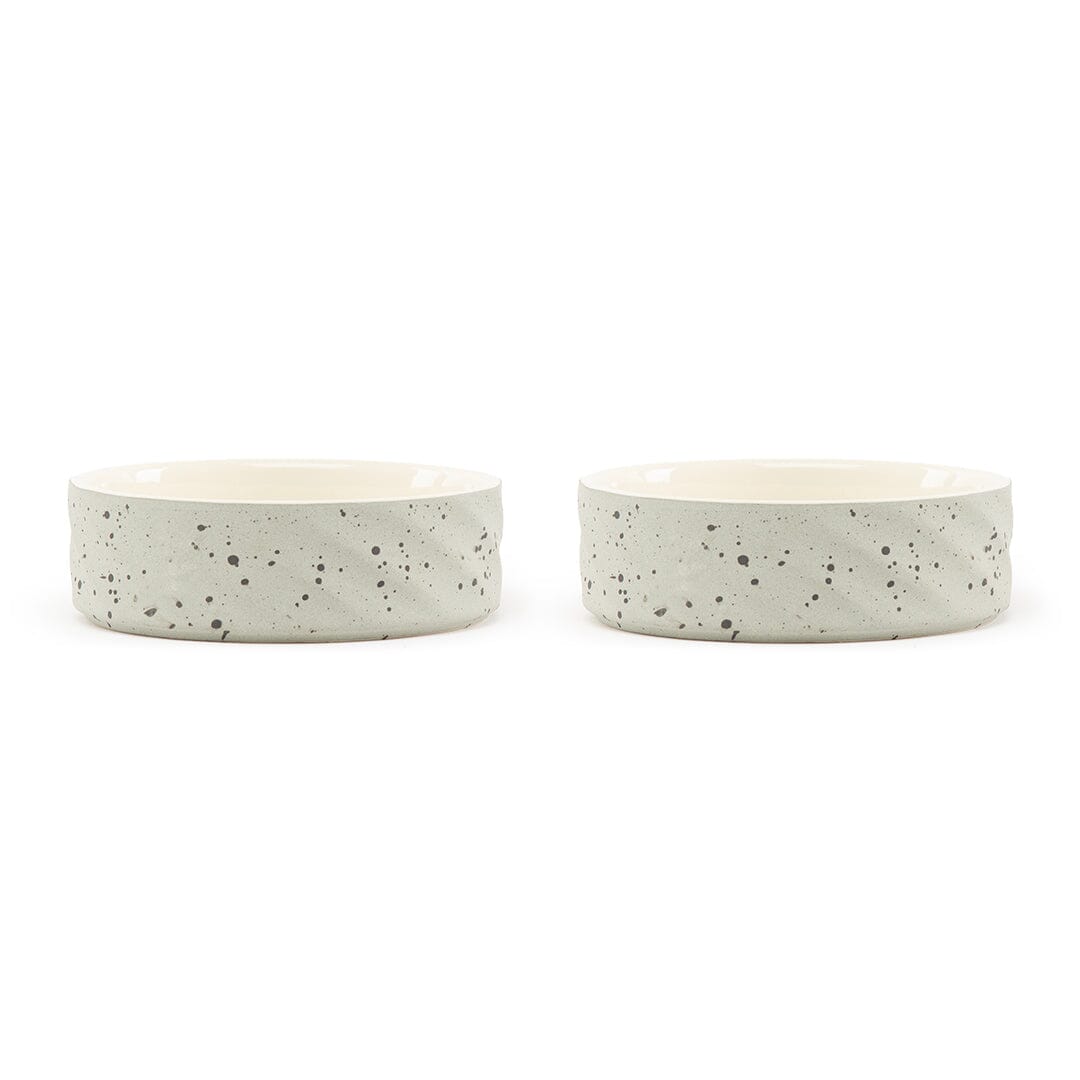 Zen 2 Piece Dog Bowl Food & Water Bowl Set - Grey Pet Bowls, Feeders & Waterers Scruffs® 