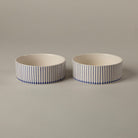 Coastal 2 Piece Dog Bowl Food & Water Bowl Set - Blue Pet Bowls, Feeders & Waterers Scruffs® 