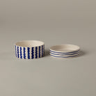 Coastal 2 Piece Cat Food Bowl & Saucer Set - Blue Pet Bowls, Feeders & Waterers Scruffs® 
