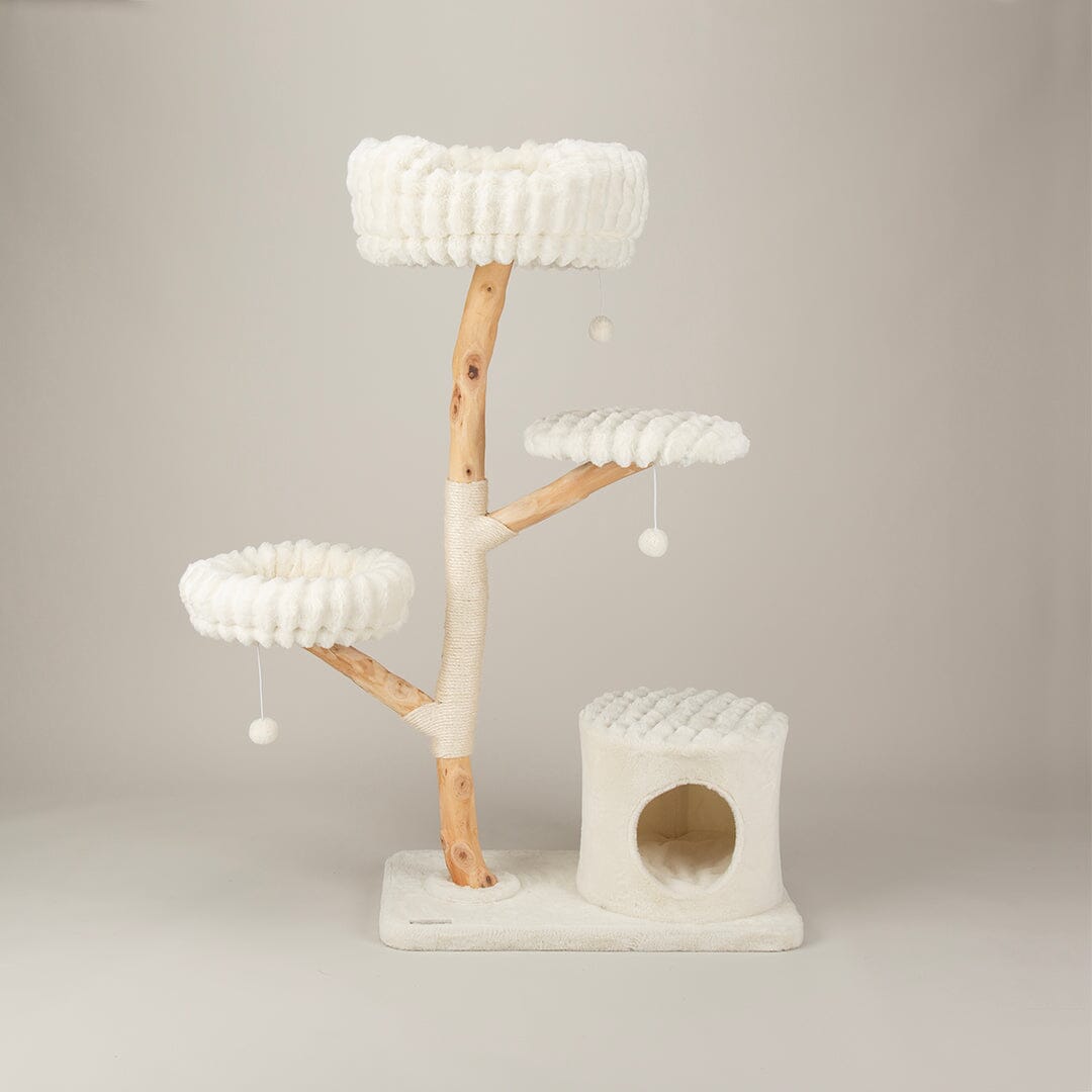 Pyrenees Cat Scratching Tree - Cream Cat Tree Scruffs® 