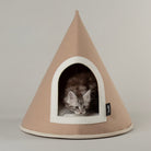 Stockholm Felt Cone Cat Bed - Tan Cat Bed Scruffs® 