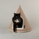 Stockholm Felt Cone Cat Bed - Tan Cat Bed Scruffs® 