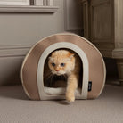 Stockholm Felt Cave Cat Bed - Tan Cat Bed Scruffs® 