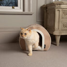 Stockholm Felt Cave Cat Bed - Tan Cat Bed Scruffs® 
