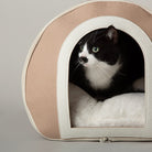 Stockholm Felt Cave Cat Bed - Tan Cat Bed Scruffs® 