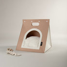 Stockholm Felt Bag Cat Bed - Tan Cat Bed Scruffs® 