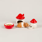 Small Animal Ceramic Set - Toadstool Pet Bowls, Feeders & Waterers Scruffs® 