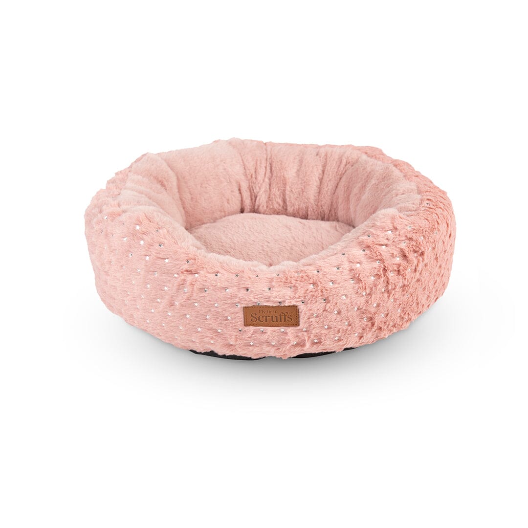 Starlight 'My First' Round Kitten & Puppy Bed - Pink Dog Bed Scruffs® 