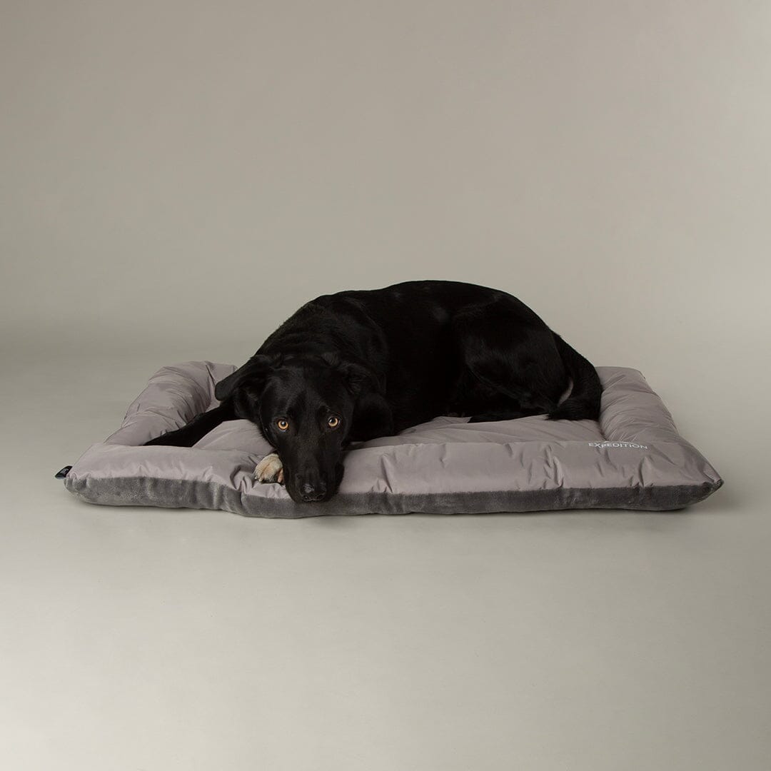 Expedition Reversible Water Resistant Crate Mat Mattress - Storm Grey Dog Crate Mat Scruffs® 