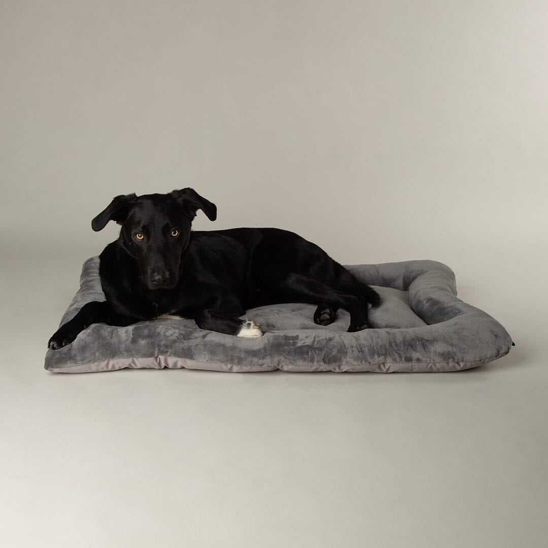 Expedition Reversible Water Resistant Crate Mat Mattress - Storm Grey Dog Crate Mat Scruffs® 