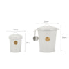 Scruffs Cantina Steel Storage Pet Food & Treat Canister Set - 2L/7L - Light Grey Pet Food Containers Scruffs® 