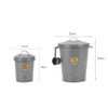 Scruffs Cantina Steel Storage Pet Food & Treat Canister Set - 2L/7L - Dark Grey Pet Food Containers Scruffs® 